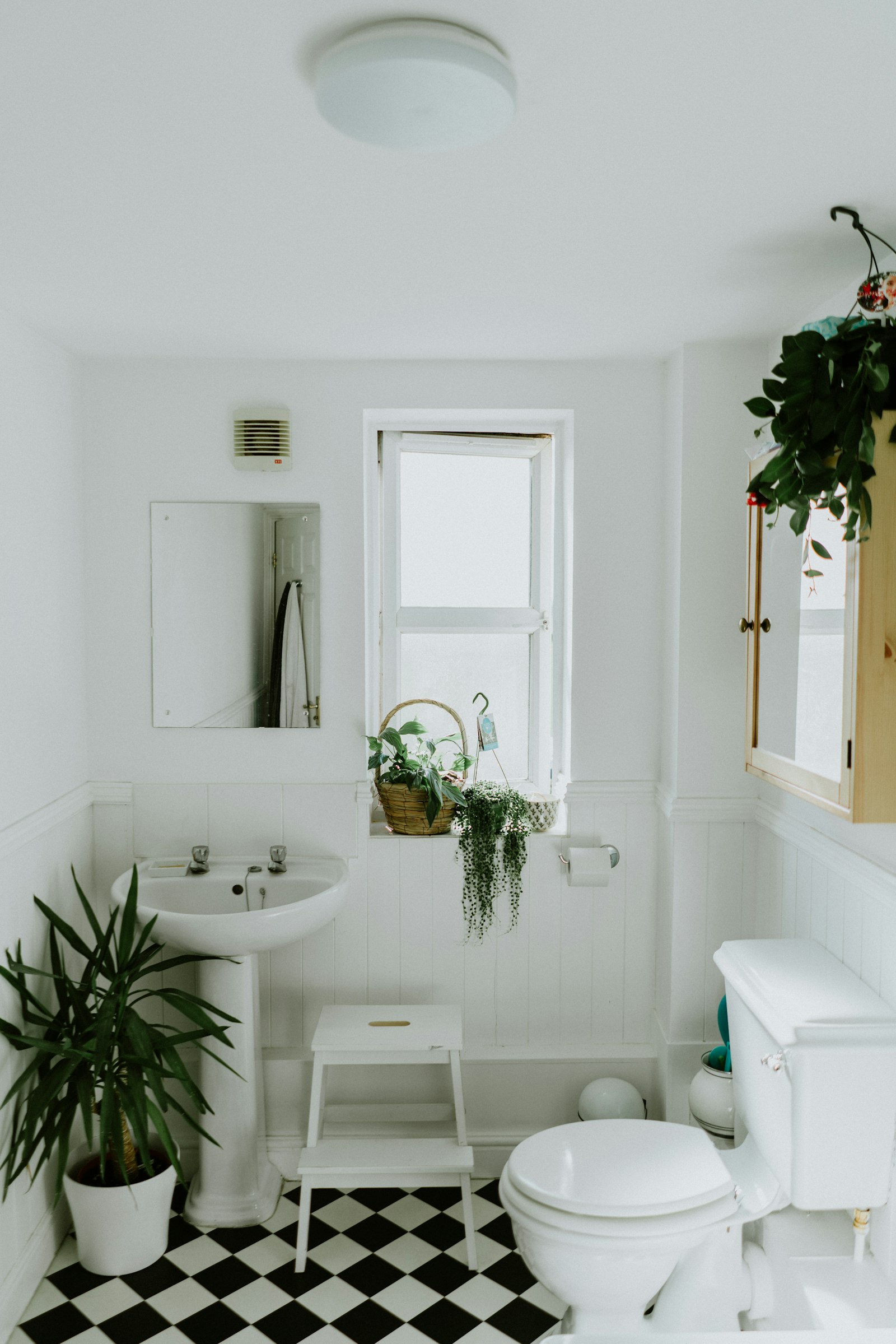 A spotless bright bathroom